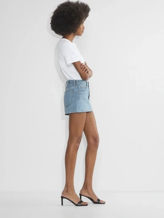 Denim Forum The ‘90s Vintage Micro Denim Skirt - Picture 4 of 11